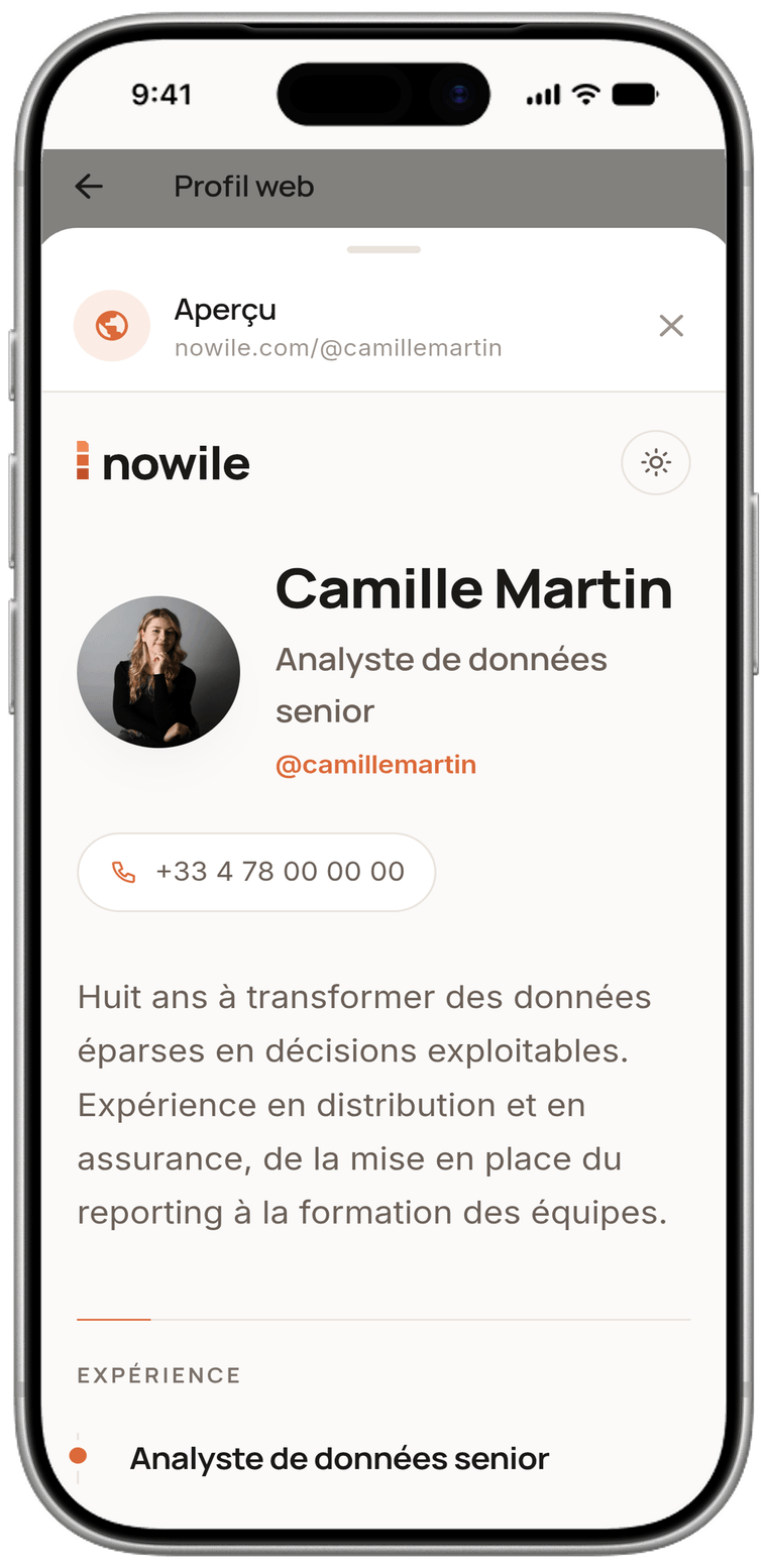 Web profilin