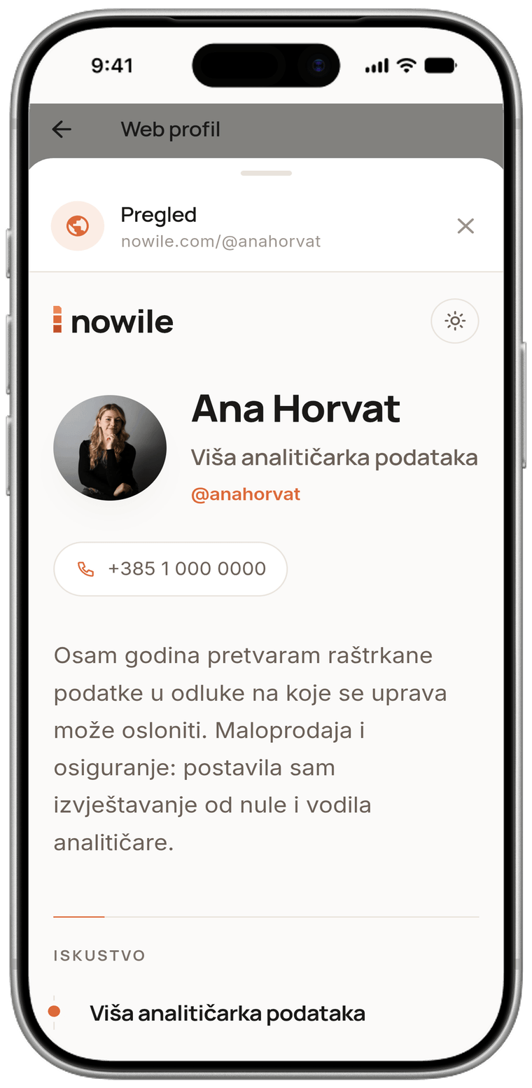 Web profilin