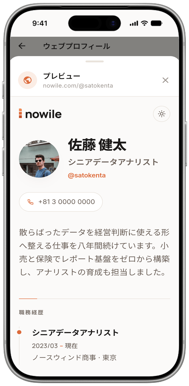 Web profilin