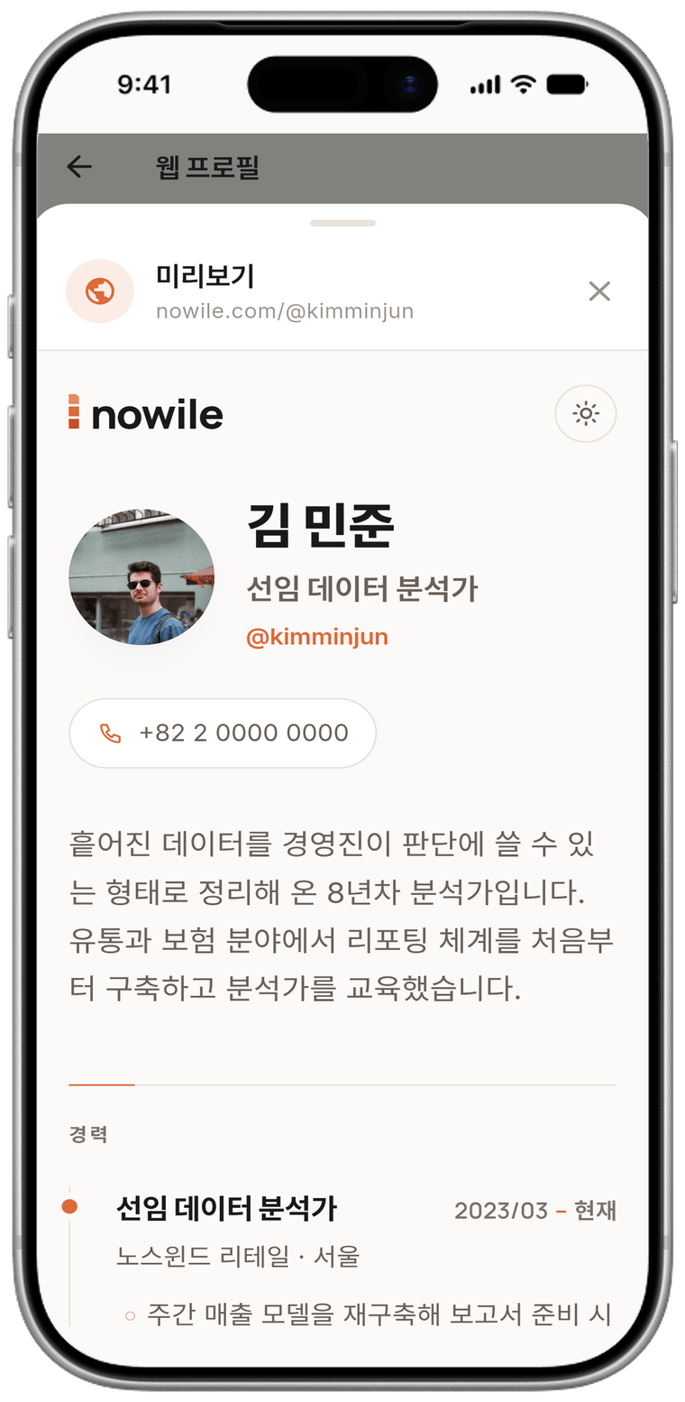 Web profilin