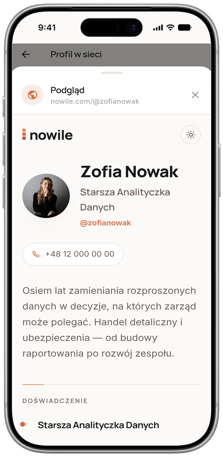 Web profilin